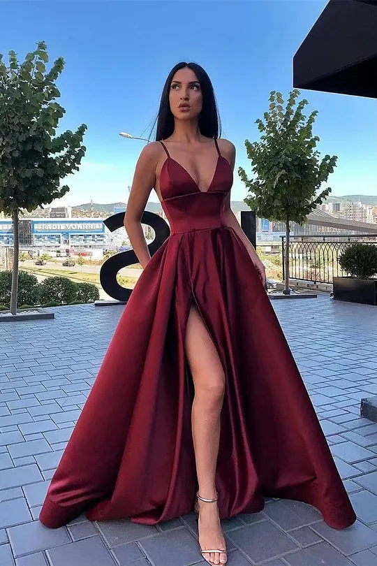Burgundy Prom Dresses