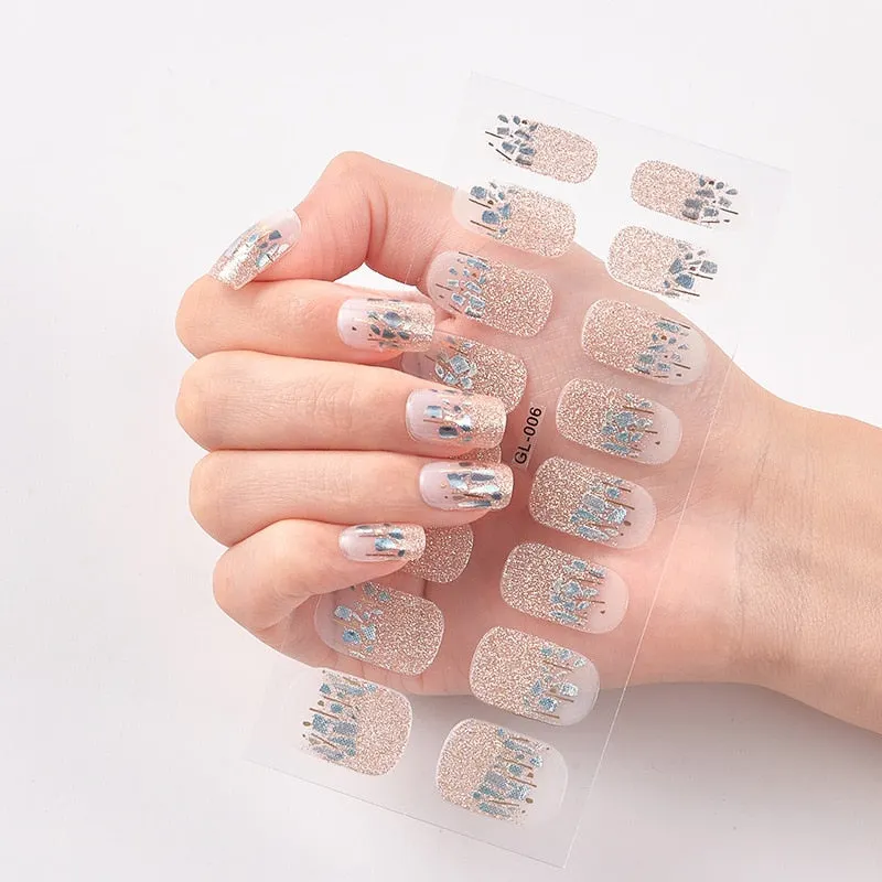 Three Sorts 0f Nail Stickers Nail Wraps DIY Full Cover Nail Stickers Novidades Designer Nail Decals Nails Sticker Designer