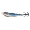 Luminous Wood Shrimp Fishing Lure Steel Wire Squid Jig Shrimp Bait for Saltwater