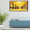 Yellow Leaves - Round Drill Diamond Painting - 80*40CM - Large Size