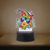 Animal Diamond Painting Night Light DIY Diamond Painting Lamp(Rainbow Butterfly)