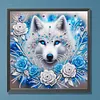 Snow Wolf-Partial Special Shaped Diamond Painting 30*30CM