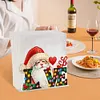 >SALE<Acrylic Double Sided Christmas 5D DIY Diamond Art Paper Towel Storage Rack Decor