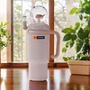 24oz Stainless Steel Whale Fountain Tumbler Perfect for Kids Teens and Adults