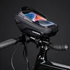 1L Bike Phone Bag Waterproof Bicycle Upper Tube Bag for Smart Phones 4.7-6.8in