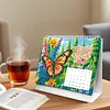 2026 DIY Special Shape Desktop Diamond Standing Calendar for Bedroom Living Room
