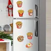 12PCS DIY Diamond Art Refrigerator Sticker for Home Decor (French Fries)