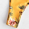 ZAFUL Flower Bikini Set Retro Women Push up Bra Bandeau Bikinis Padded Summer Female Biqinis Lace Swimsuit Brazilian Beachwear