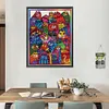 Colorful Cat - 11CT Stamped 3 Strands Cross Stitch 40*50cm/15.75*19.69in