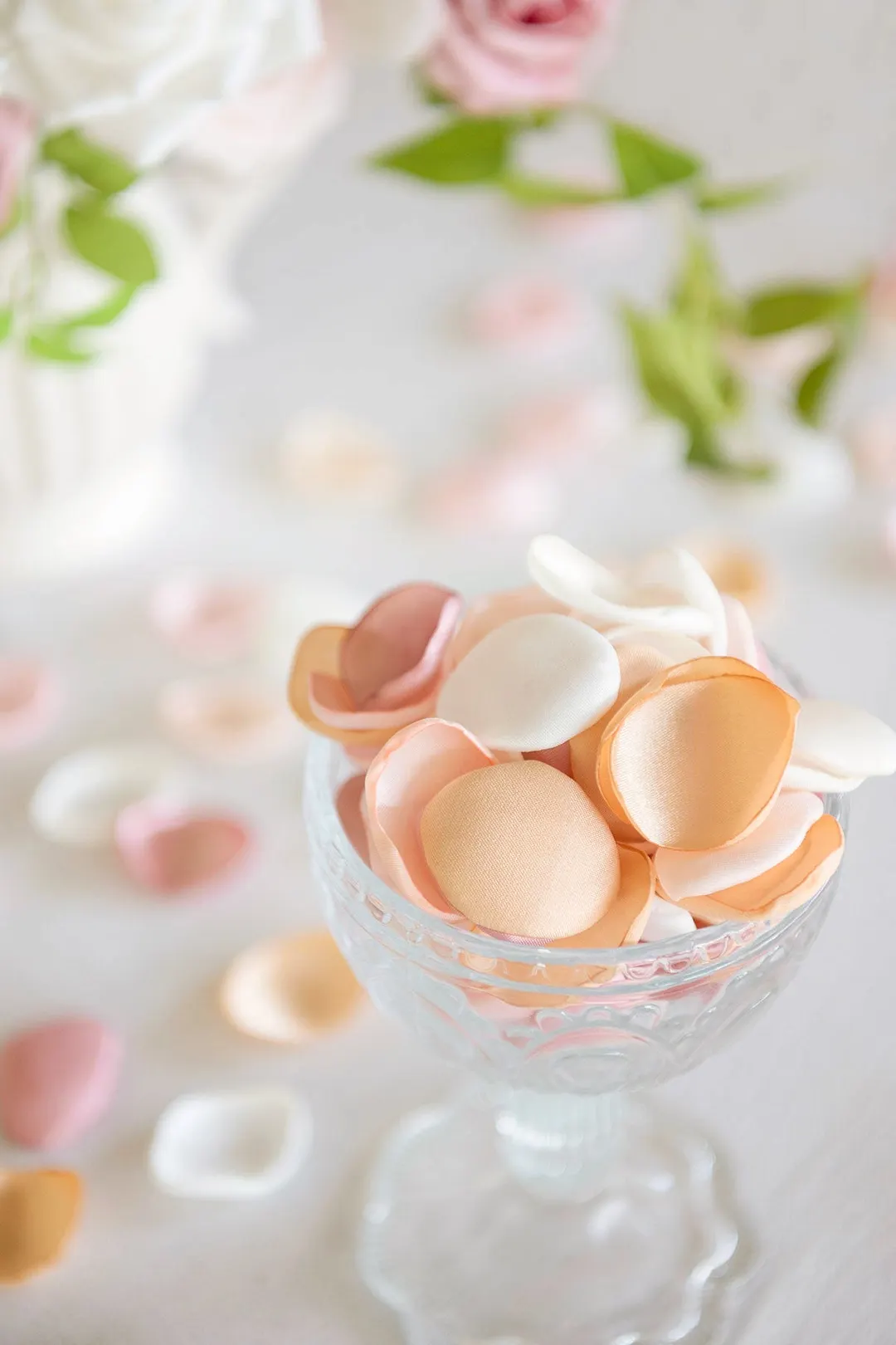 Silk Rose Petals