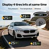 Tire Pressure Monitoring System with 4 Sensors Wireless TPMS for Car SUV Sedan