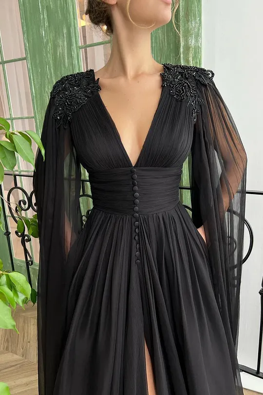 princess polly baby blue dress Black Prom Dresses main image 1