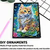 (US Local)50-Page A5 Cat Diamond Painting Notebook for Adult Holiday Birthday Gift