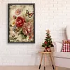 Vintage Butterfly Peonies-Paint by Numbers Acrylic Painting 40*60CM(Poster style）