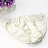 100% Silk Sexy Lace Trim Panties