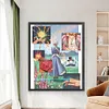 (Big Size)Hayao Miyazaki Animation Howl'S Moving Castle - 11CT Stamped Cross Stitch - 50*60cm
