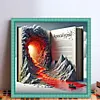 Apocalypse Book-11CT Stamped Cross Stitch 50*50cm