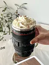 Camera cup, lens cup, coffee cup, travel cup, gift for photographers