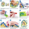 (US Local)12pcs Christmas Cardinal Diamond Painting Keychains Kit DIY Diamond Art Charms