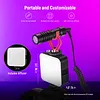 RGB61 Pocket LED Light Handheld Full-Color Fill Light Mini Portable Small Outdoor Shooting Light APP Light Control Magnetic Atmosphere Light