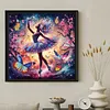 Butterfly Dance Girl-Partial Special Shaped Diamond painting 30*30CM