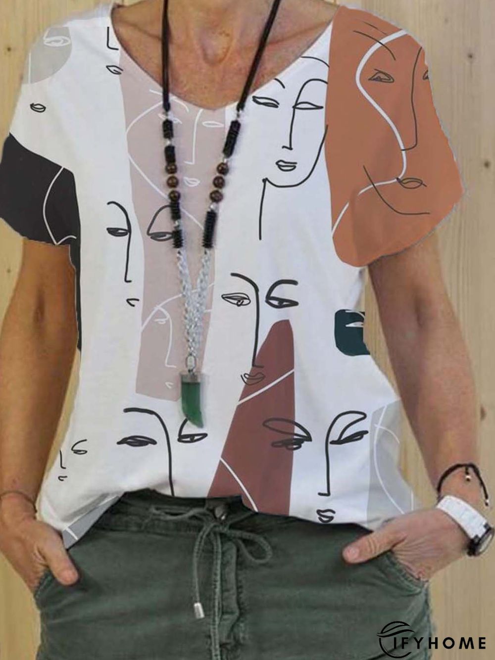Casual Short Sleeve T-shirt | IFYHOME