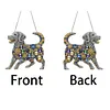 Diamond Painting Acrylic Double-side Cute Dog Pendant Hanging Gem
