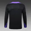2024/2025 Psg Paris Saint-Germain Half-Pull Training Suit Black Football Shirt 1:1 Thai Quality