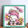 (US Local)Gnome - 9CT Partial Beaded Cross Stitch Kit(39x39cm)