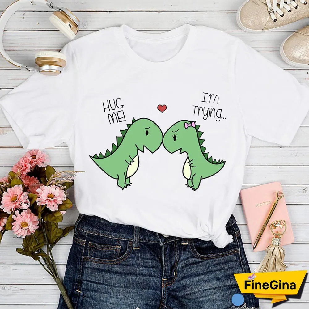 T-shirts Women Love Geometric Trend Style 90s Spring Summer Tshirt Top Lady Print Clothes Graphic Female Tee T-Shirt