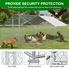 [US Local Warehouse] 9.84x13.12x6.56FT Large Chicken Coop Spire Shaped Walk-in Poultry Cage for Yard