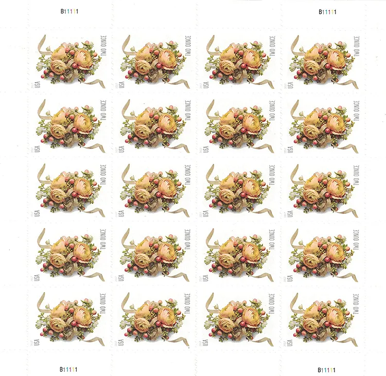2017 USPS Celebration Corsage Two Ounce Forever Postage Stamps