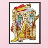 Magic Book-14CT Stamped Cross Stitch Kit(32*40cm)