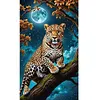 Leopard-Full Round Diamond Painting Kit(50x85cm)