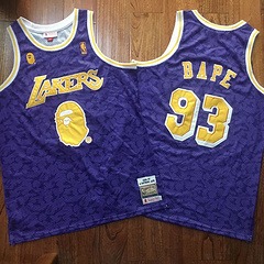 Los Angeles Lakers BAPE Purple 93 MN