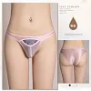 Men's semi-sheer opening briefs