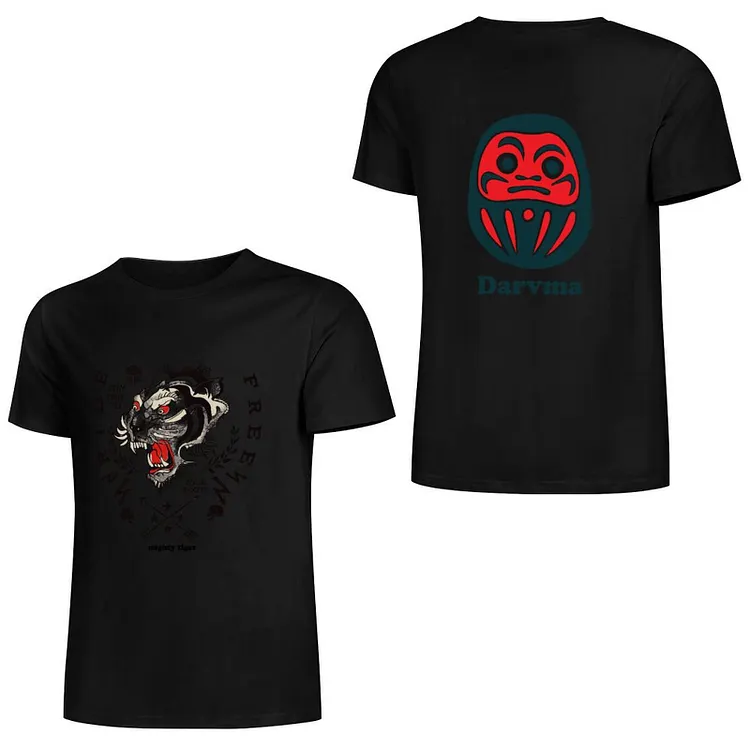 mighty tiger Pure Cotton Short Sleeved T-shirt