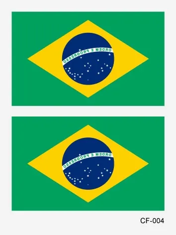 2018 Europe Cup Country Flags Sticker Body Waterproof Temporary Tattoo Flag Of Brazilian,Russian,Spain,Ukraine Face Tattoo