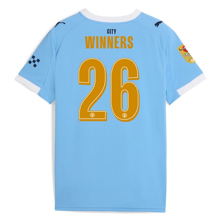Kids Manchester City 25/26 Carabao Cup Winners' Jersey