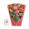 Floral Thank You Card 3D Pop Up Card for All Occasion (Blossoms)