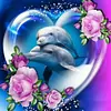 Dolphins - Full Round Diamond Painting