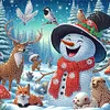 (US Local)4Pack Xmas-Special Shaped Diamond Painting Kit(30x30cm)