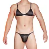 Men's Sexy Tights High Elastic Rhree-Point Suit Sexy Underwear