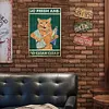 Brush Teeth Cat - Vintage Metal Signs - 20*30cm/30*40cm