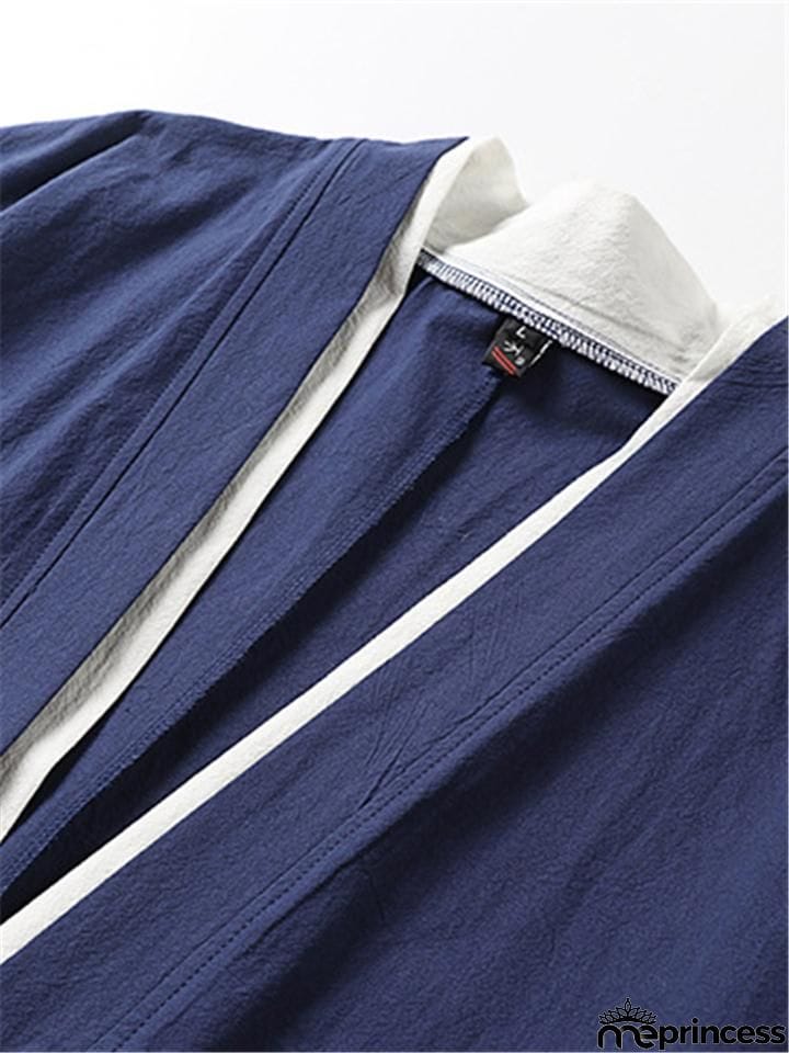 Men's Personality Cotton & Linen Sets