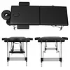 [US Local Warehouse] 185x70cm Professional Beauty Salon Bed Adjustable Backrest Reclining Massage Bed