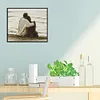 Seaside Couple - 14CT Counted Cross Stitch 22*19cm/8.66*7.48in(Brand)
