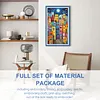 (US Local)House-11CT Stamped Cross Stitch Kit(40x70cm)