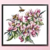 Magnolia And Bee-14CT Stamped Cross Stitch 30*26cm/11.81*10.24in