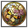 (Counted/Stamped) Butterfly - 18CT Cross Stitch 20*20cm/7.87*7.87in